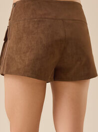 Jane Suede Skort Detail 5 - TULLABEE
