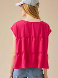 Matalyn Tiered Babydoll Top Detail 4 - TULLABEE