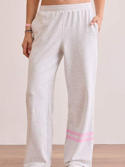 Turbo Striped Straight Leg Pant - TULLABEE