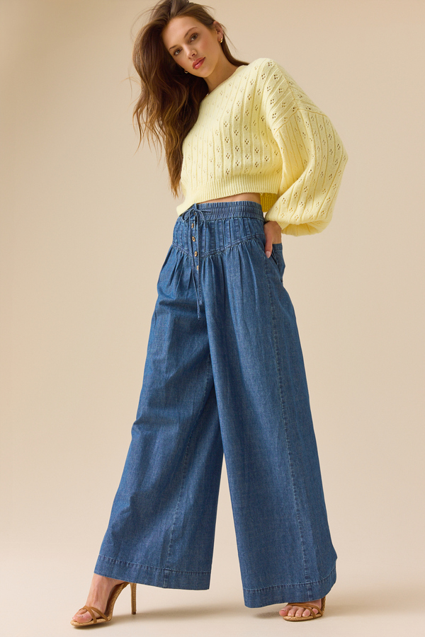 Hollis Smocked Pant - Altar'd State