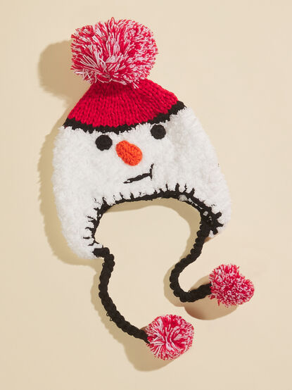 Snowman Tassel Hat - TULLABEE