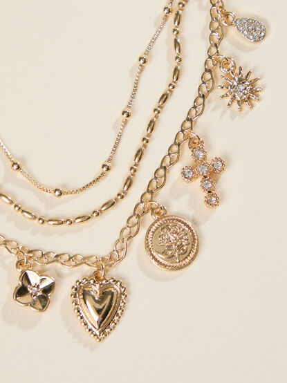Bubble Charm Dangle Bracelet Set - TULLABEE