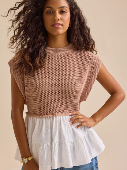 Jayce Knit Tunic Top - TULLABEE