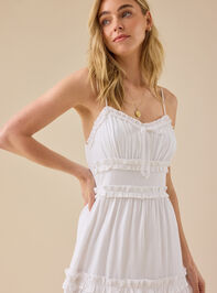 Greer Ruffle Maxi Dress Detail 2 - TULLABEE
