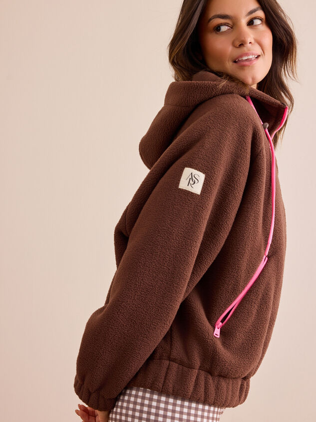 Trackside Fleece Hoodie Detail 4 - TULLABEE