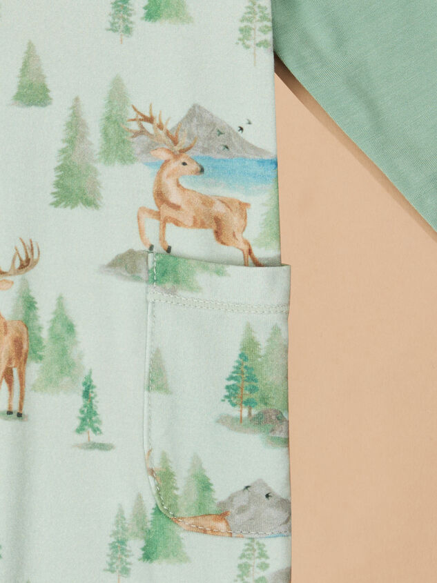 Buck Deer Romper Detail 4 - TULLABEE