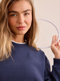 Horizon Double Layer Pullover Detail 3 - TULLABEE