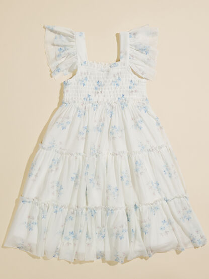 Karli Floral Smocked Toddler Dress - TULLABEE