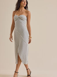 Conny Striped Midi Dress - TULLABEE