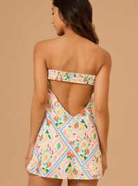 Adalynn Strapless Mini Dress Detail 3 - TULLABEE