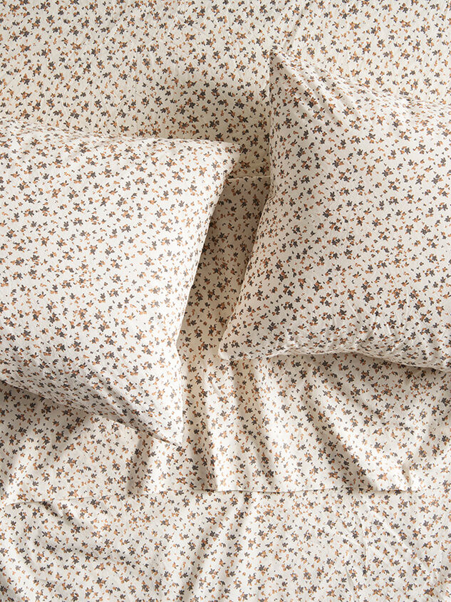 Petunia Cotton Single Pillowcase Detail 3 - TULLABEE