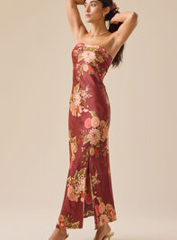 Angelique Floral Maxi Dress Detail 2 - TULLABEE