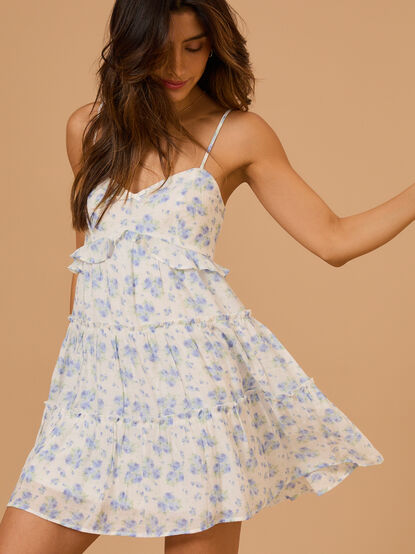 Aviana Floral Mini Dress - TULLABEE