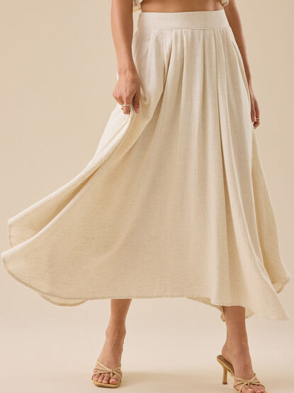 Jules Linen Maxi Skirt - TULLABEE