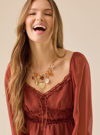 Carolina Ruffle Babydoll Top Detail 3 - TULLABEE