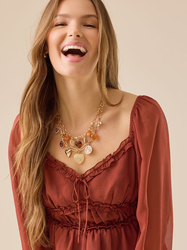 Carolina Ruffle Babydoll Top Detail 3 - TULLABEE