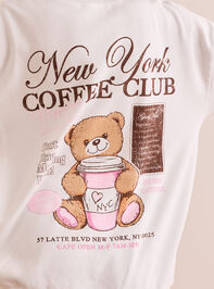 Coffee Club Oversized Sweatshirt Detail 5 - TULLABEE