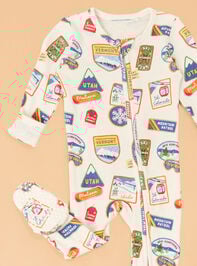 Hit the Slopes Waffle Knit Footie Detail 2 - TULLABEE