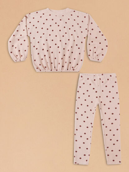 Stacie Polka Dot Set by Rylee + Cru - TULLABEE