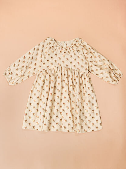 Anne Floral Corduroy Dress - TULLABEE