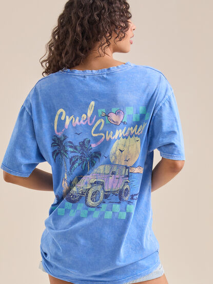 Cruel Summer Oversized Tee - TULLABEE