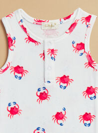 Crabby Cuties Romper Detail 2 - TULLABEE
