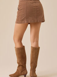 Amber Corduroy Mini Skort Detail 5 - TULLABEE