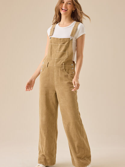Danielle Corduroy Overalls - TULLABEE