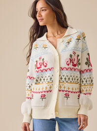 Sofia Rose Cardigan Detail 2 - TULLABEE