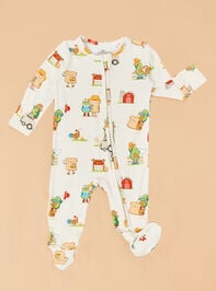 Avocado Toast Footie Detail 2 - TULLABEE