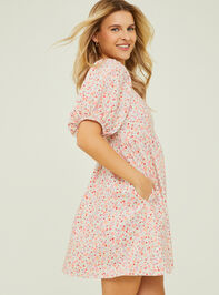 Camille Floral Mama Dress Detail 3 - TULLABEE