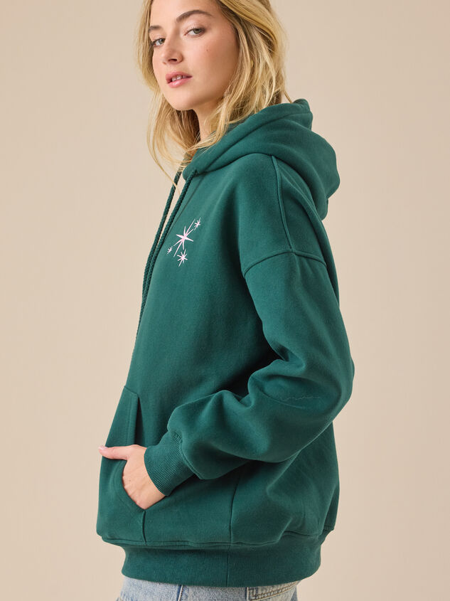 Do What Makes You Happy Oversized Hoodie Detail 5 - TULLABEE