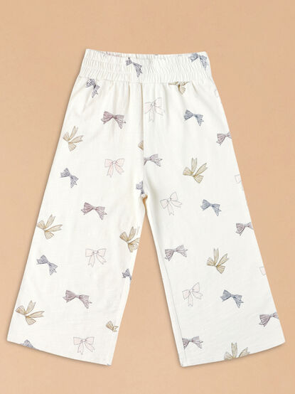 Bows Wide Leg Pant by Rylee + Cru - TULLABEE