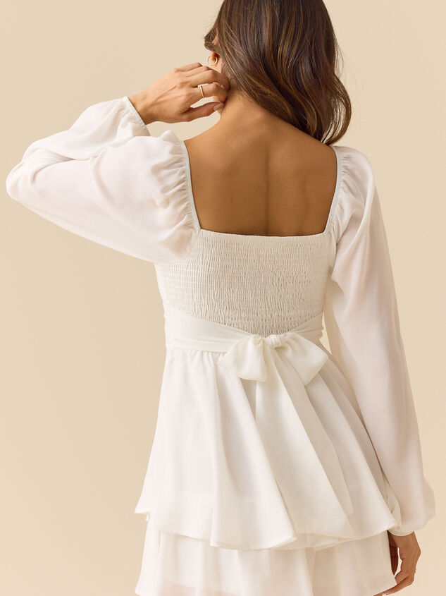 Daisy Long Sleeve Romper Detail 4 - TULLABEE