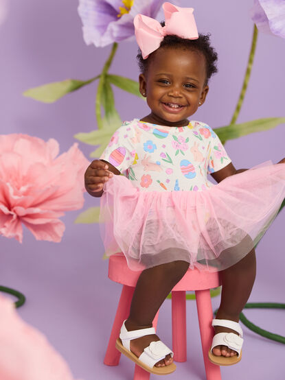 Easter Bunnies Baby Tutu Bodysuit - TULLABEE