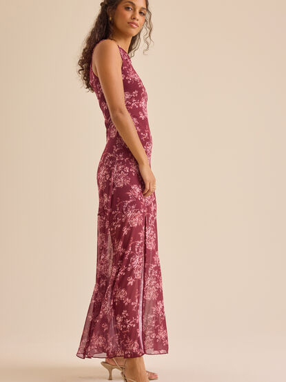 Cooper Floral Midi Dress - TULLABEE