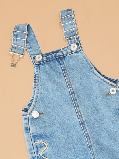 Daisy Dash Baby Overalls - TULLABEE
