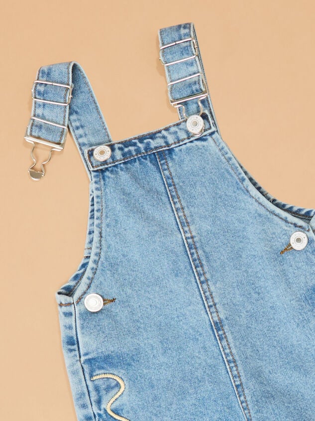 Daisy Dash Baby Overalls Detail 2 - TULLABEE