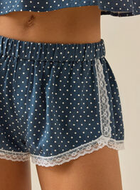 Naomi Polka Dot Sleep Short Detail 2 - TULLABEE