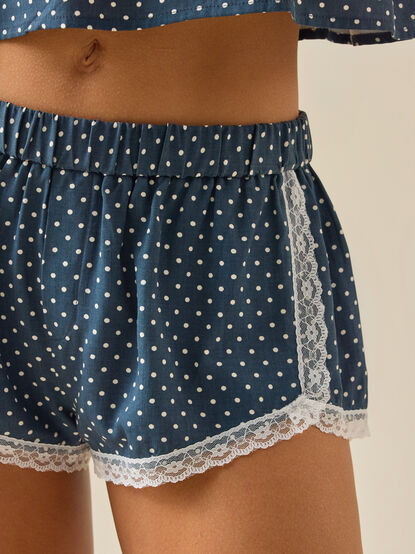 Naomi Polka Dot Sleep Short - TULLABEE