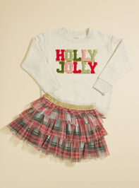 Plaid Tiered Tutu Detail 2 - TULLABEE