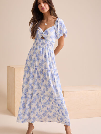 Nalia Floral Maxi Dress - TULLABEE