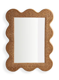 Calia Rattan Mirror - TULLABEE