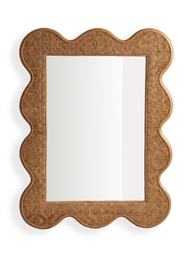 Calia Rattan Mirror - TULLABEE