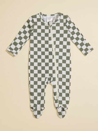 Parker Checkered Footie - TULLABEE