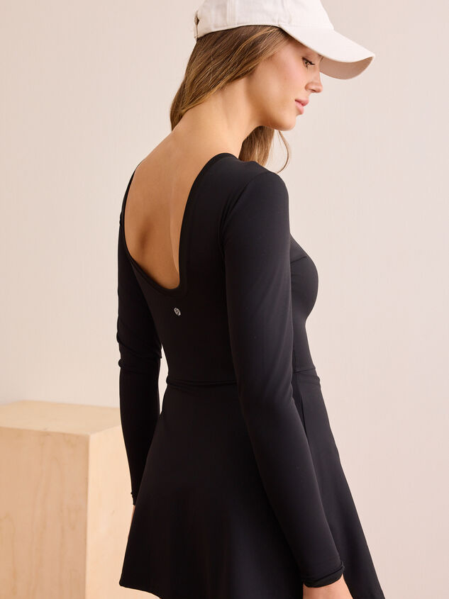 Mindful Motion Long Sleeve Dress Detail 4 - TULLABEE
