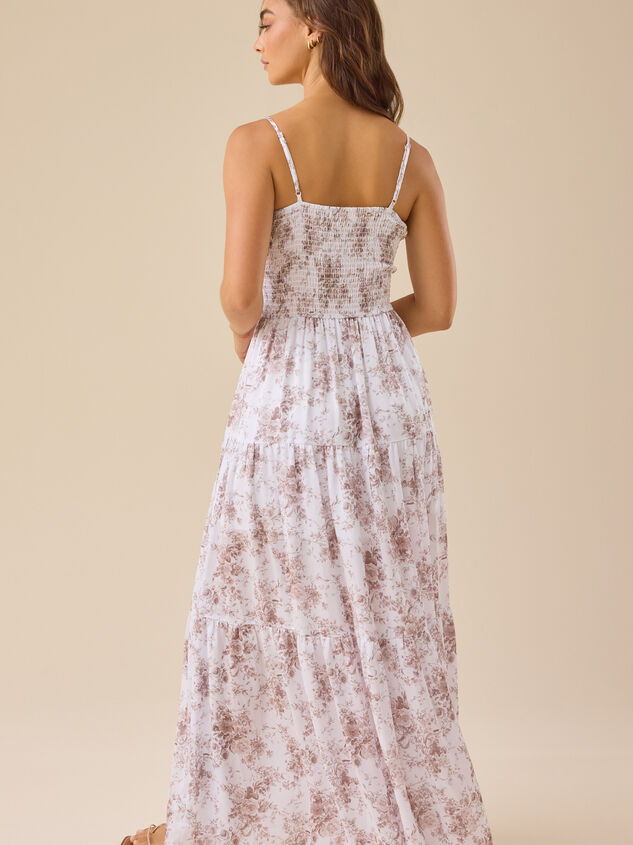 Marissa Floral Maxi Dress Detail 5 - TULLABEE