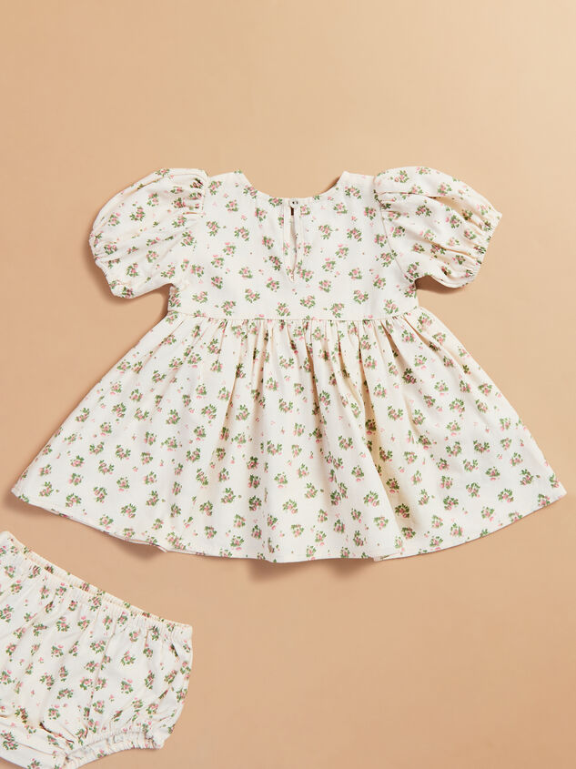 Mallory Floral Mini Dress and Bloomer Set Detail 3 - TULLABEE