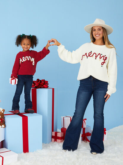 Merry Stitch Mama Sweater - TULLABEE