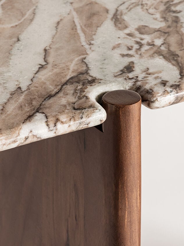 Moss Wood Console/Desk Detail 6 - TULLABEE